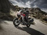 Yamaha MT-09 Tracer silber rot mit Koffer