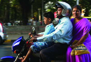 Biker in Indien