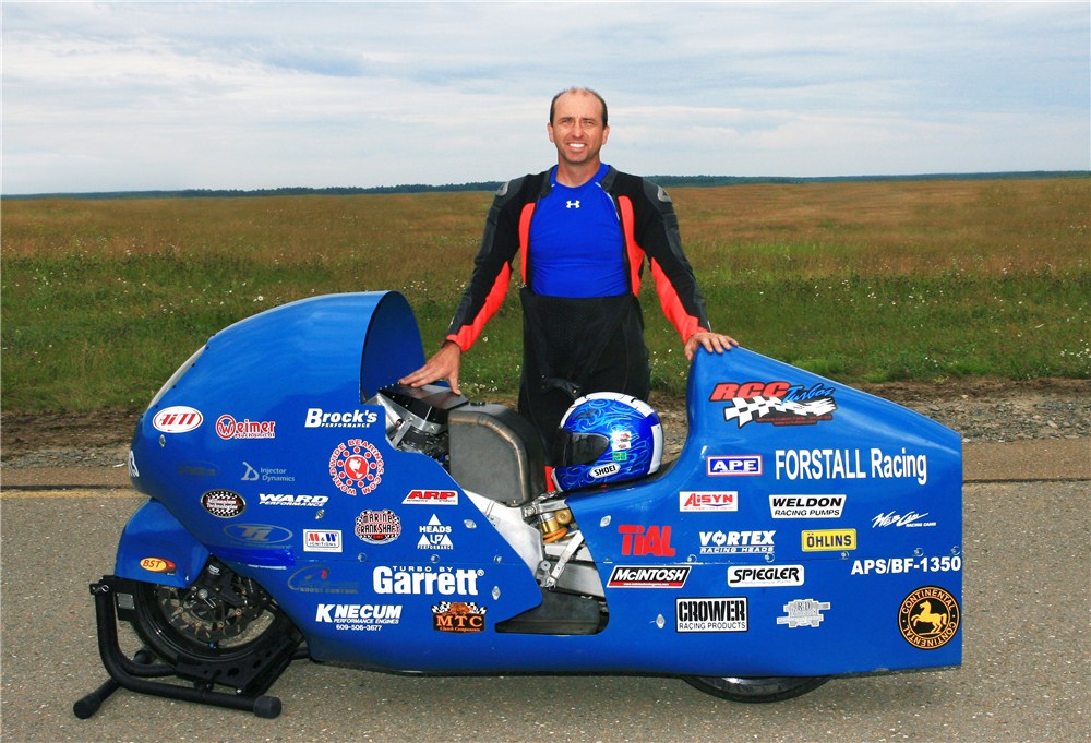 Bill Warner mit Turbo Hayabusa - 502km/h