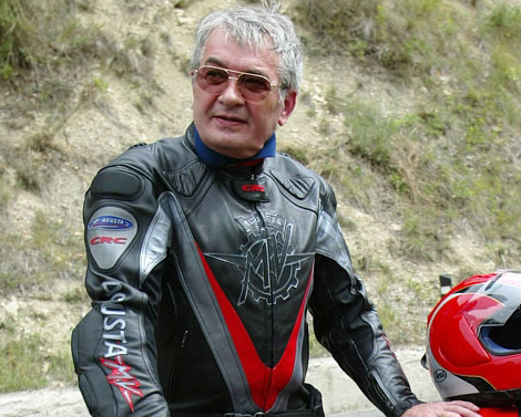 Massimo Tamburini auf MV Agusta 
