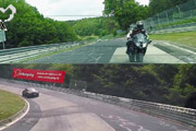 BMW S1000RR  vs Renault Megan RS Nürburgring