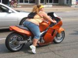 Fat Dragster Bike Babe