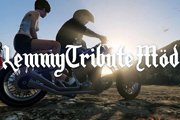 Lemmy Kilmister mit Chopper in GTA V