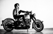 Rebecca Gobbi mit Harley