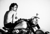 Rebecca Gobbi mit Harley