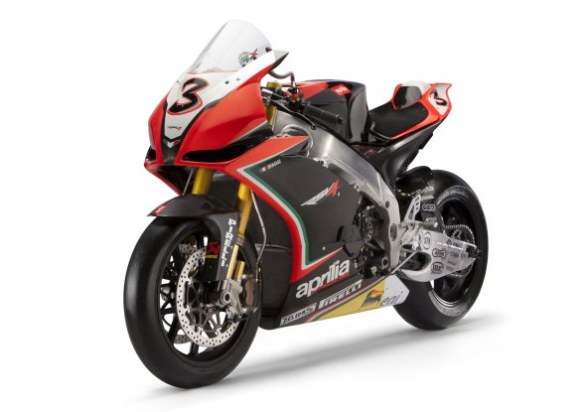 2012 WSBK Aprilia Team mit Biaggi und Laverty