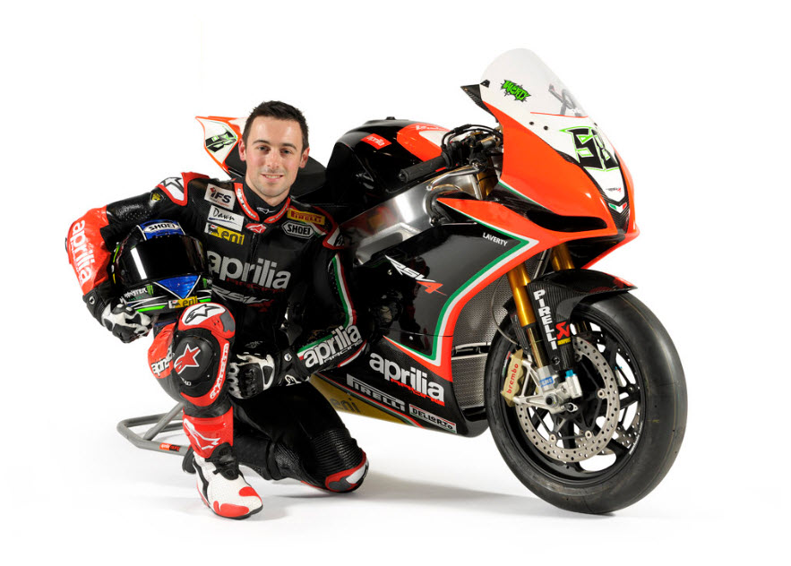 2012 WSBK Aprilia Team mit Biaggi und Laverty