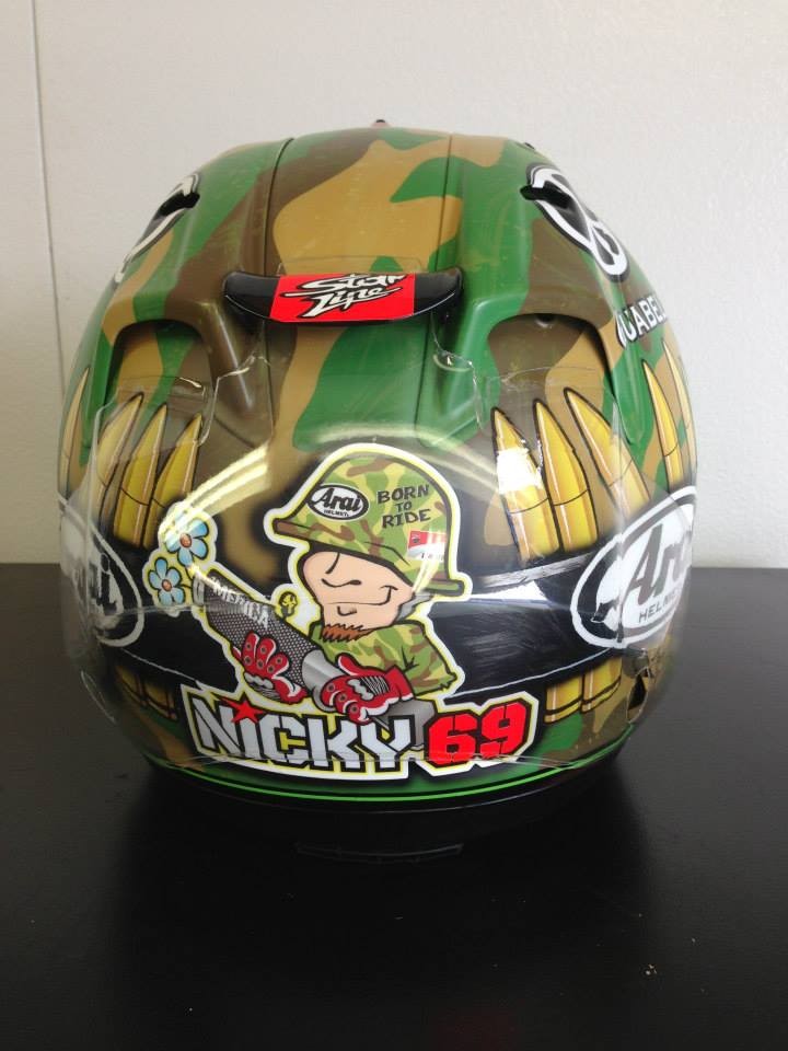 Arai RX-7GP Nicky Hayden Replica