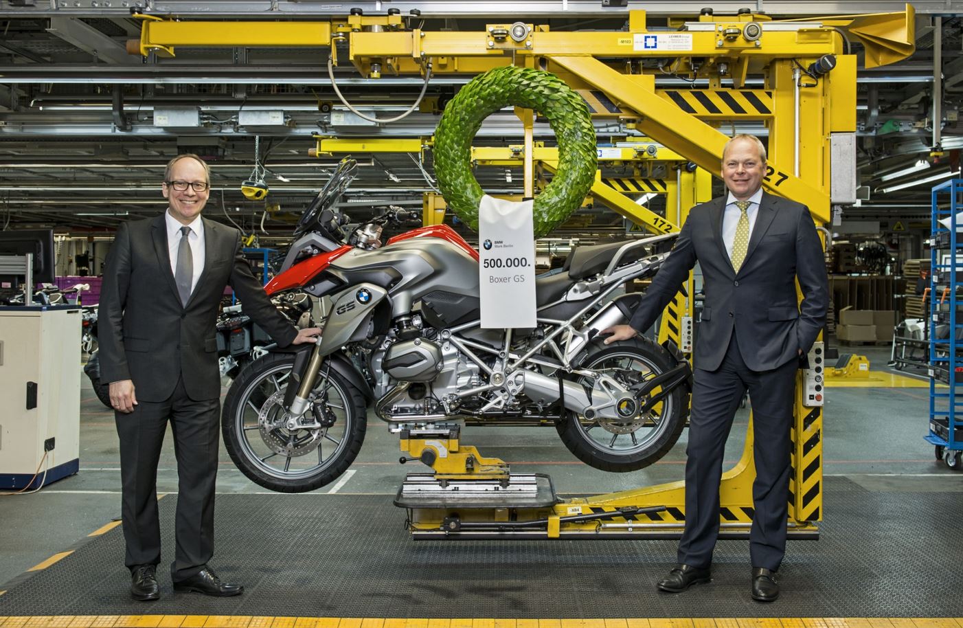 BMW Werk Berlin baut 500.000 GS Modell