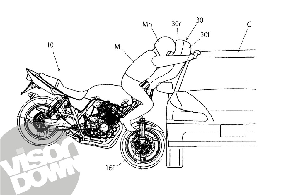 Honda Airbag Motorradsystem