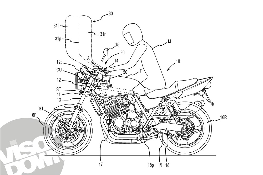 Honda Airbag Motorradsystem