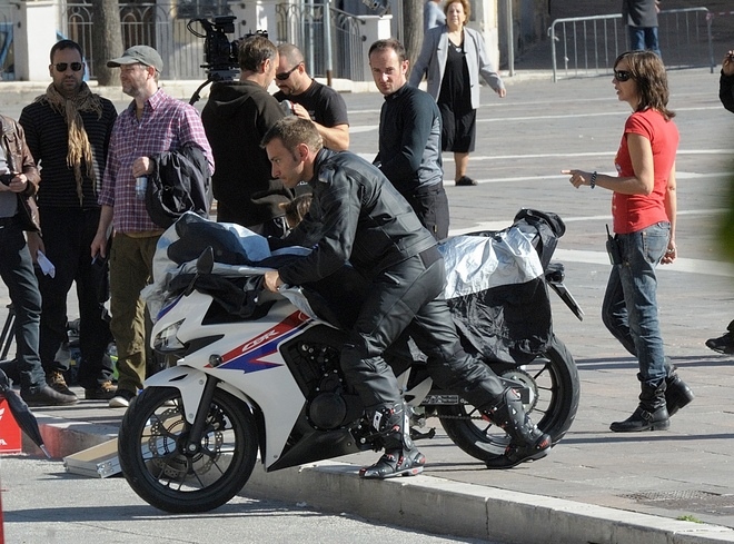 Honda CB500R CB500R und CB500X beim Spotdreh in Italien