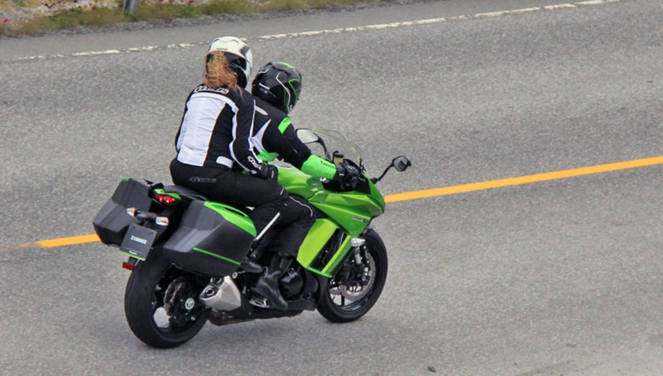 Kawasaki Z1000SX Spy in Norwegen