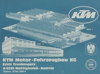 1980 KTM Motor- Fahrzeugbau KG