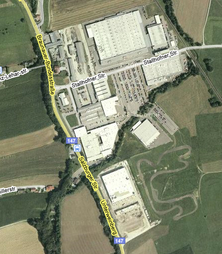 2008 KTM Werksgelände - googlemap