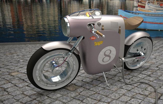 E-Ossa Scooter Monocasco