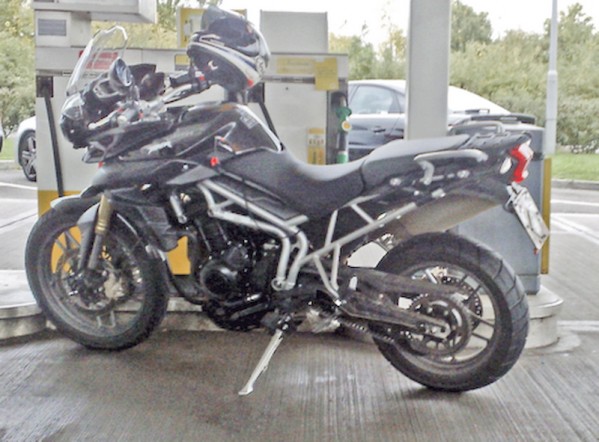 2010 Triumph Tiger 800 Spyshot