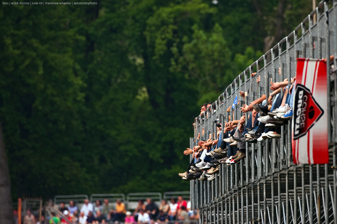 2009 WSBK in Monza Fankurve