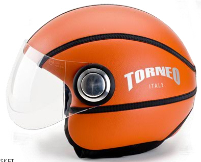 Torneo Helm im Basketballdesign