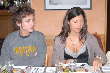 Valentino Rossi mit Freundin Arianna Matteuzzi