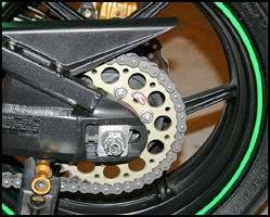 Zahnrad der Kawasaki ZX-10R