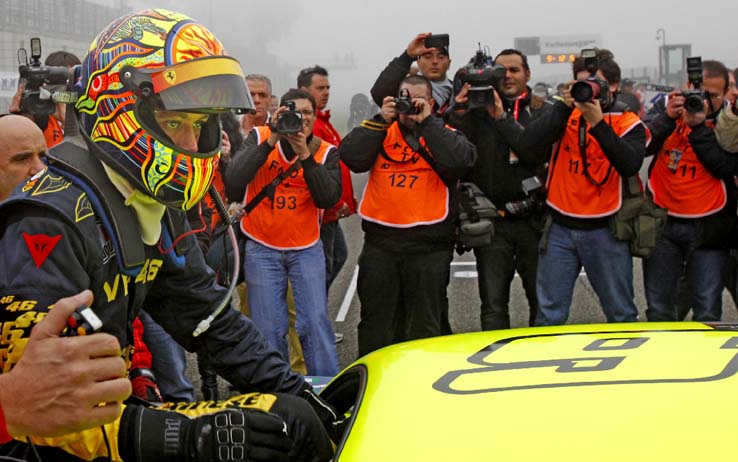 Valentino Rossi beim 6h Rennen von Vallelunga