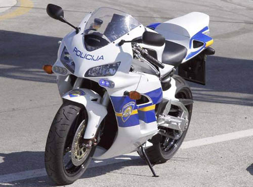 Spanien Polizeimotorrad Honda CBR 1000RR