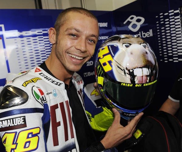 Valentino Rossi - Misano Helm - Esel