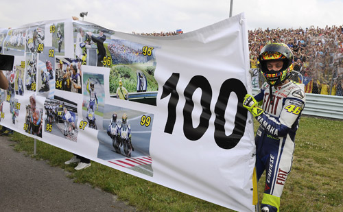 Valentino Rossi 100 Sieg