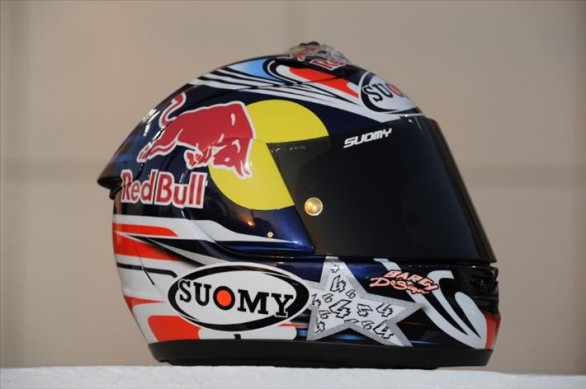 2010 MotoGP Helm Andrea Dovizioso