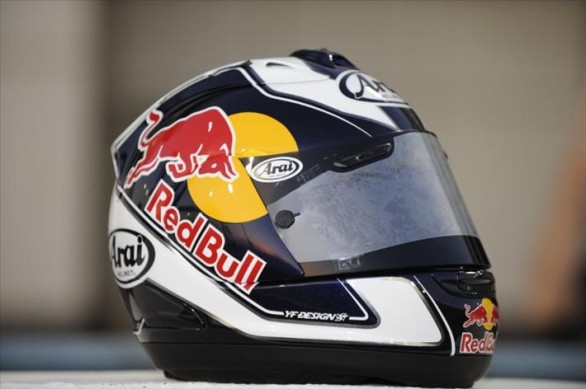 2010 MotoGP Helm Dani Pedrosa