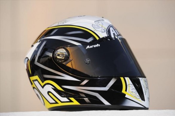 2010 MotoGP Helm Hector Barbera