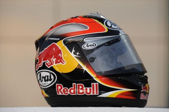 2010 MotoGP Helm Hiroshi Ayoama