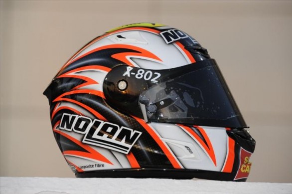 2010 MotoGP Helm Marco Melandri