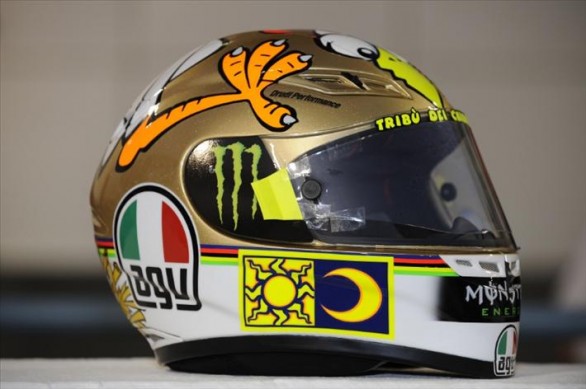 2010 MotoGP Helm Valentino Rossi