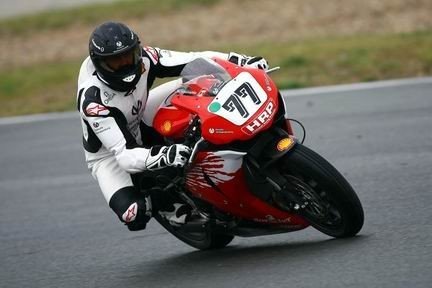 Michael Schumacher auf Honda CBR 1000RR