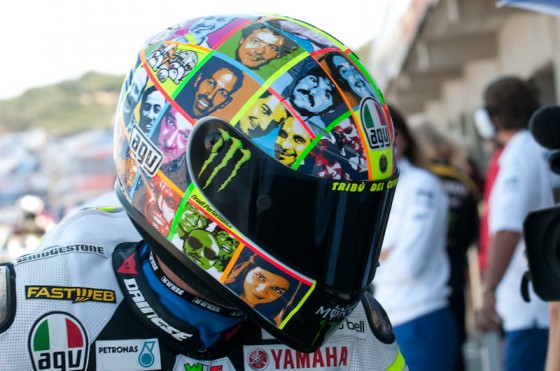 Valentino Rossi - Foto Helm Laguna Seca