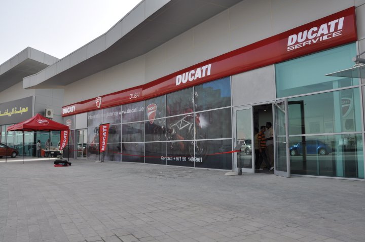 Ducati Showroom in Dubai