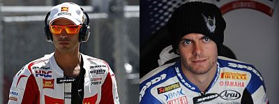 Marco Melandri und Cal Crutchlow