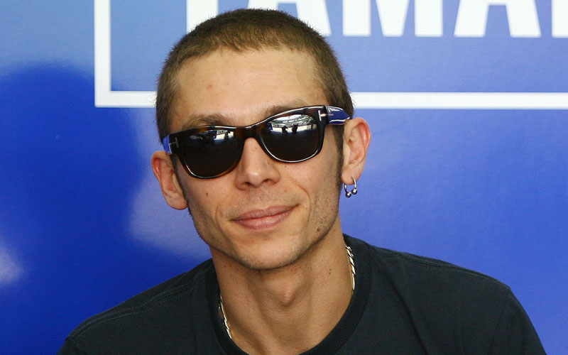 Valentino Rossi mit Brille