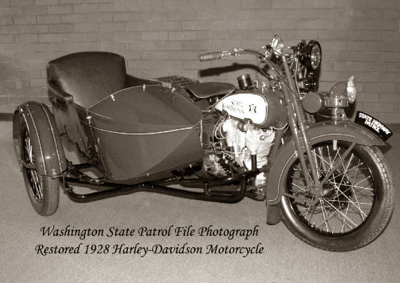 1928 Washington State Patrol Harley Davidson