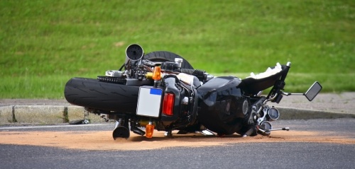 Motorrad Crash