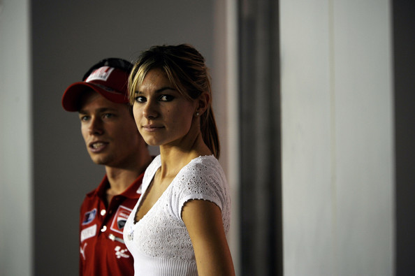 Casey Stoner und Adriana 2010 in Losail