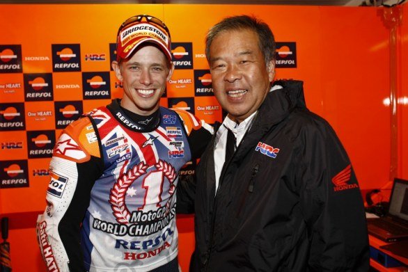 2011 Casey Stoner ist WM mit Repsol Honda