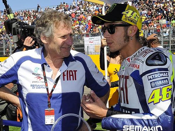 Jeremy Burgess und Valentino Rossi bei Yamaha