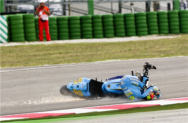 Loris Capirossi Crash in Aragon