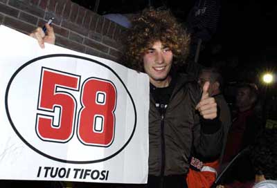 2011 Marco Simoncelli Startnummer 58