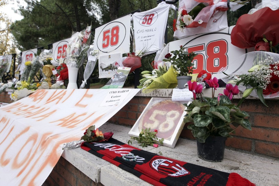 Beerdigung Marco Simoncelli in Coriano