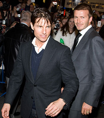 Tom Cruise und David Beckham