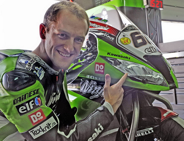 Tom Sykes mit Kawasaki und 17 Zoll